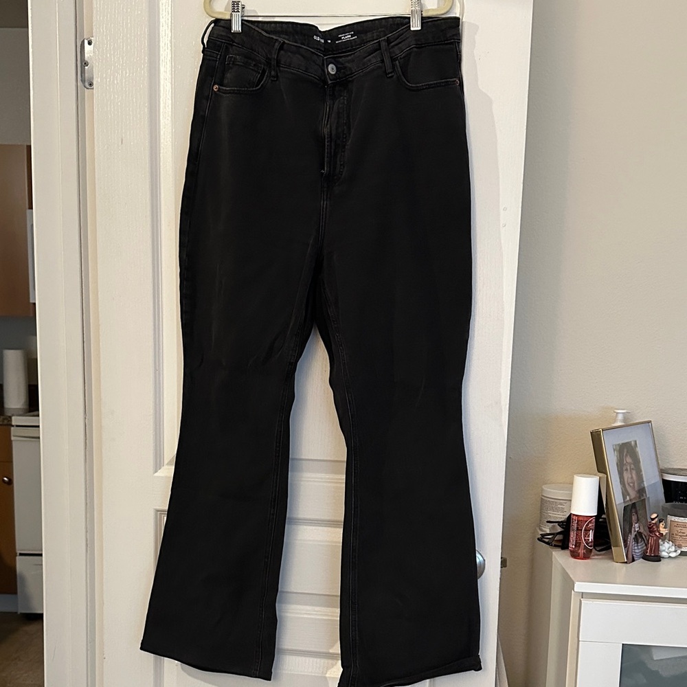 Old Navy Women's Black Boot Cut Jeans